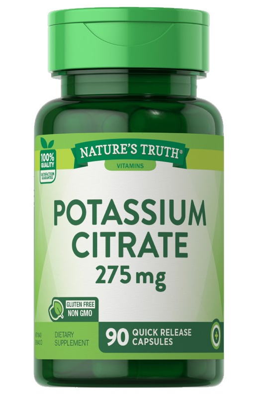 Potassium Citrate 275 mg - 90 Quick Release Capsules